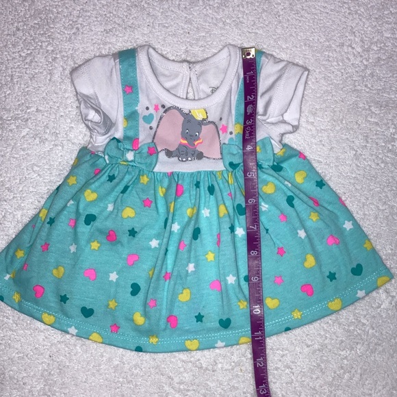 Disney Dumbo Baby Girl Jumper and Short Set 2- Piece Set 0/3m - Picture 3 of 10